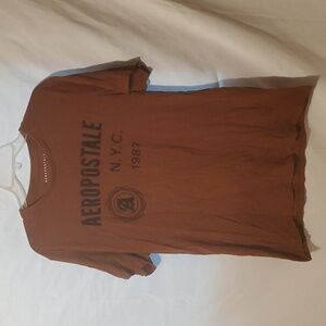 Aeropostale male brown t-shirt size large
